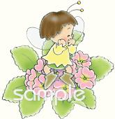 中学・高校向けサクラソウ無料イラストお試しフリー素材(カット)