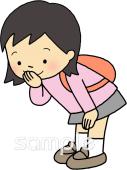 中学・高校向け遠足 女の子無料イラストお試しフリー素材(カット)