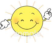 中学・高校向け太陽無料イラストお試しフリー素材(カット)