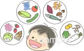 中学・高校向け旬の食材無料イラストお試しフリー素材(カット)