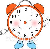 中学・高校向け時計の勉強無料イラストお試しフリー素材(カット)
