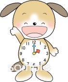 中学・高校向け時計 2時無料イラストお試しフリー素材(カット)