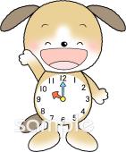 中学・高校向け時計 10時無料イラストお試しフリー素材(カット)