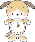 中学・高校向け時計 一時無料イラストお試しフリー素材(カット)