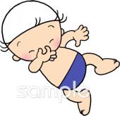 中学・高校向け息を止める無料イラストお試しフリー素材(カット)