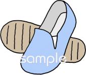 中学・高校向け靴 脱ぎ散らかす無料イラストお試しフリー素材(カット)