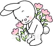 中学・高校向け礼をする無料イラストお試しフリー素材(カット)