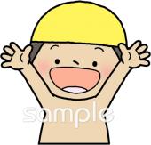 中学・高校向け子ども 夏無料イラストお試しフリー素材(カット)