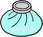 中学・高校向け氷のう無料イラストお試しフリー素材(カット)