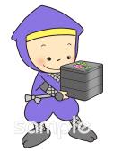 中学・高校向け重箱無料イラストお試しフリー素材(カット)