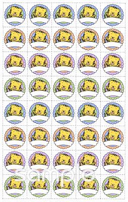 保育園・保育所向けメダル 印刷用まとめ無料イラストお試しフリー素材(カット)