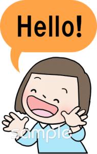 保育園・保育所向け外国語活動無料イラストお試しフリー素材(カット)