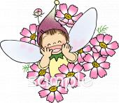 保育園・保育所向けコスモス無料イラストお試しフリー素材(カット)