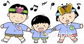 保育園・保育所向けおゆうぎ 園児無料イラストお試しフリー素材(カット)
