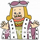 保育園・保育所向け王様無料イラストお試しフリー素材(カット)