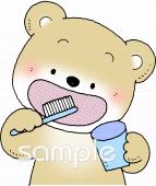 保育園・保育所向けはみがき無料イラストお試しフリー素材(カット)