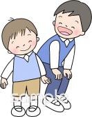 保育園・保育所向け一年生 上級生無料イラストお試しフリー素材(カット)