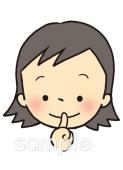 保育園・保育所向け静かに話そう無料イラストお試しフリー素材(カット)