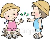 保育園・保育所向けじゃんけん 子ども無料イラストお試しフリー素材(カット)