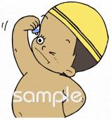 保健室向け目薬無料イラストお試しフリー素材(カット)