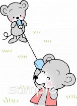 保健室向け糸電話無料イラストお試しフリー素材(カット)