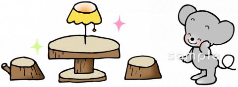 保健室向け掃除 部屋無料イラストお試しフリー素材(カット)