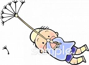 保健室向け春風無料イラストお試しフリー素材(カット)