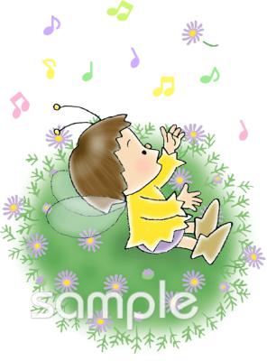 保健室向けコスモス 妖精無料イラストお試しフリー素材(カット)