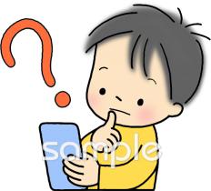保健室向け疑問無料イラストお試しフリー素材(カット)