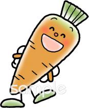 保健室向けにんじん無料イラストお試しフリー素材(カット)