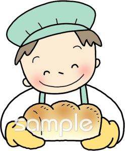 保健室向けパン 焼きたて無料イラストお試しフリー素材(カット)