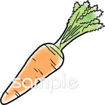 保健室向けニンジン無料イラストお試しフリー素材(カット)