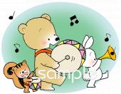 保健室向けブラスバンド無料イラストお試しフリー素材(カット)