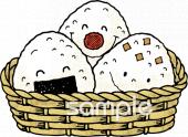 保健室向けおにぎり無料イラストお試しフリー素材(カット)