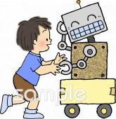 保健室向け工作 ロボット無料イラストお試しフリー素材(カット)