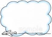 保健室向け雲無料イラストお試しフリー素材(カット)
