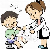 保健室向け消毒無料イラストお試しフリー素材(カット)