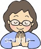 保健室向けお祈り無料イラストお試しフリー素材(カット)