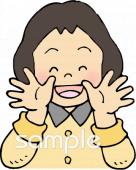 保健室向けいないいないばあ無料イラストお試しフリー素材(カット)