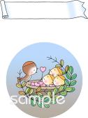 保健室向けバードウィーク無料イラストお試しフリー素材(カット)