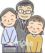 保健室向け参観日 親無料イラストお試しフリー素材(カット)