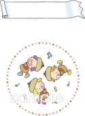 保健室向け音楽会プログラム無料イラストお試しフリー素材(カット)