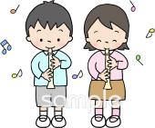 保健室向け笛を吹く無料イラストお試しフリー素材(カット)