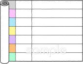 保健室向けテンプレート 学年無料イラストお試しフリー素材(カット)