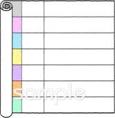 保健室向けテンプレート 順番無料イラストお試しフリー素材(カット)