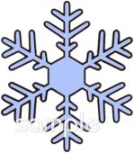 保健室向け冬の壁面飾り無料イラストお試しフリー素材(カット)