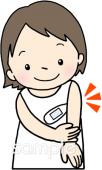 保健室向け女の子 検温無料イラストお試しフリー素材(カット)