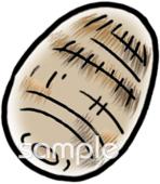 保健室向けサトイモ無料イラストお試しフリー素材(カット)