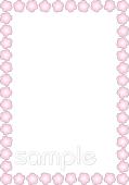 保健室向け桜 枠無料イラストお試しフリー素材(カット)