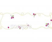 保健室向け赤い実 ワク無料イラストお試しフリー素材(カット)